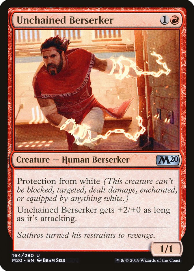 Unchained Berserker [Core Set 2020] - The Mythic Store | 24h Order Processing