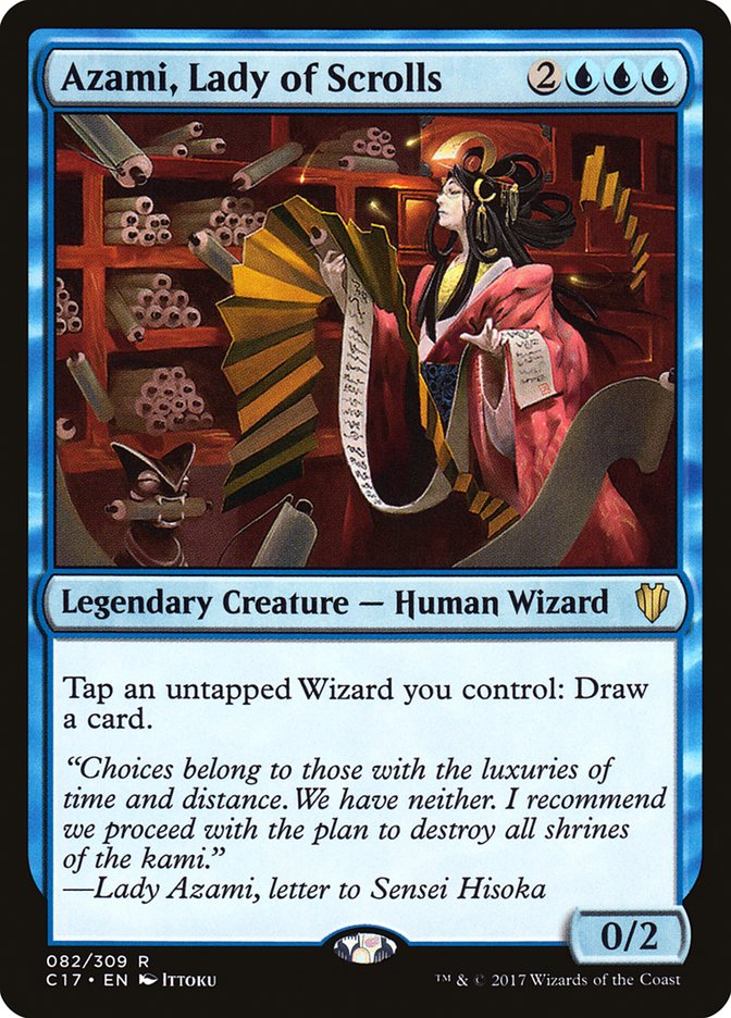 Azami, Lady of Scrolls [Commander 2017] - The Mythic Store | 24h Order Processing