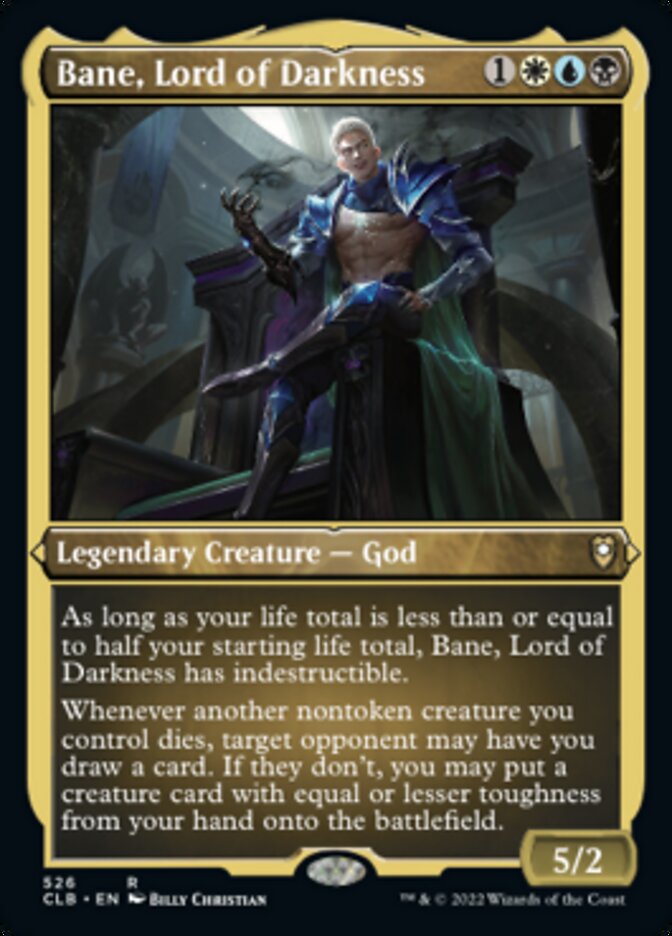 Bane, Lord of Darkness (Foil Etched) [Commander Legends: Battle for Baldur's Gate] - The Mythic Store | 24h Order Processing