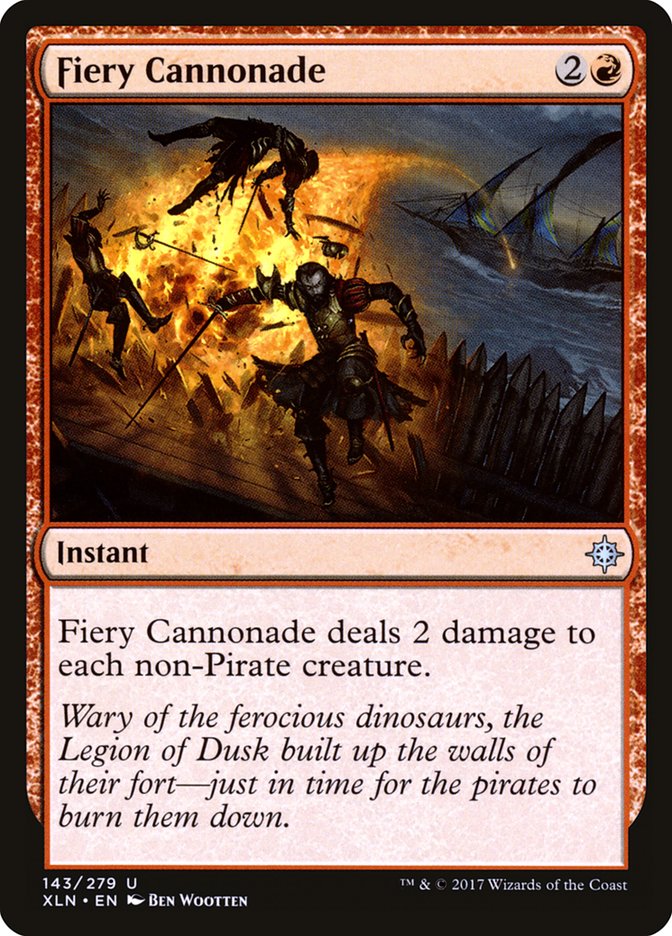 Fiery Cannonade [Ixalan] - The Mythic Store | 24h Order Processing