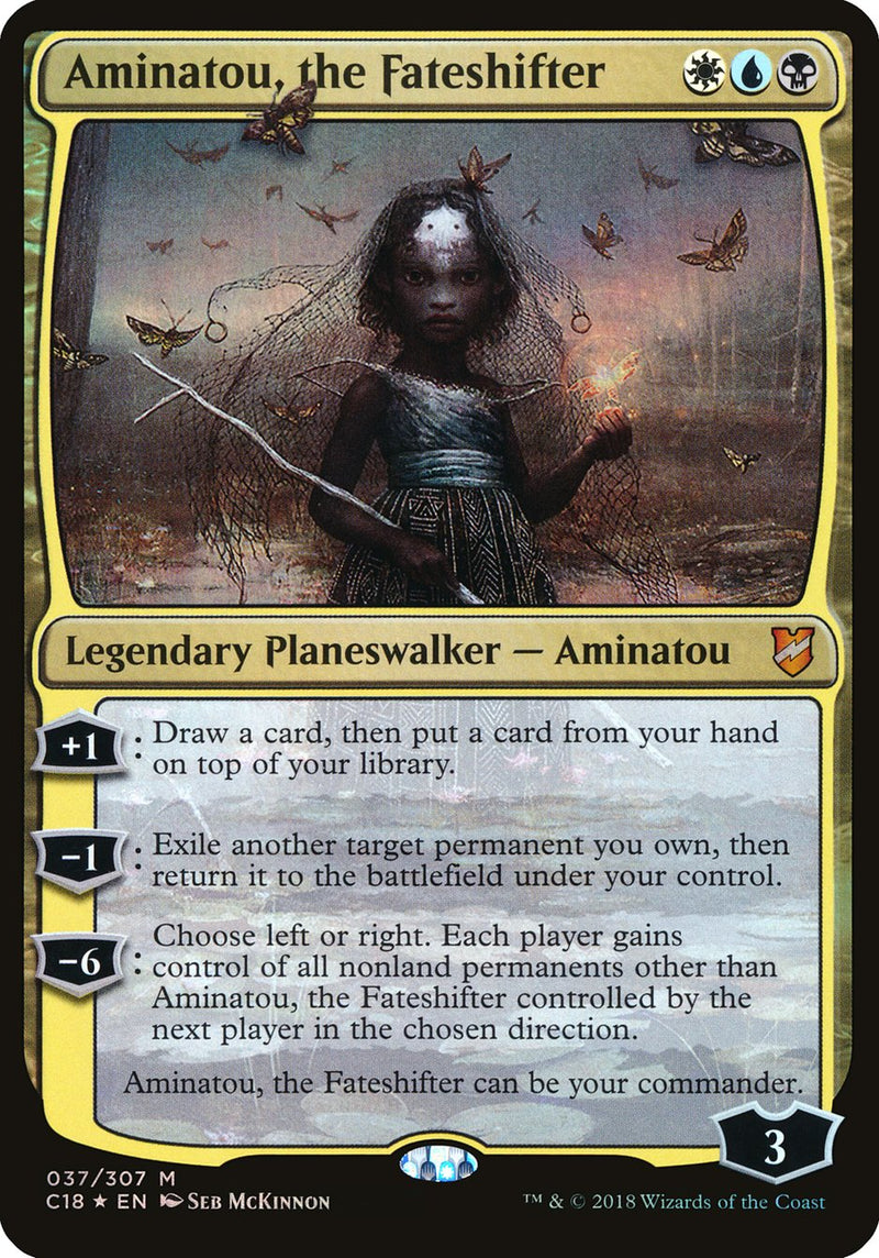 Aminatou, the Fateshifter (Oversized) [Commander 2018 Oversized] - The Mythic Store | 24h Order Processing