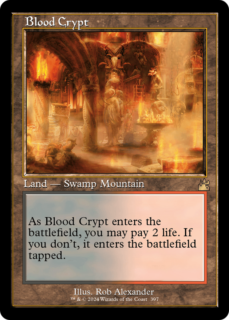 Blood Crypt (Retro) [Ravnica Remastered] - The Mythic Store | 24h Order Processing