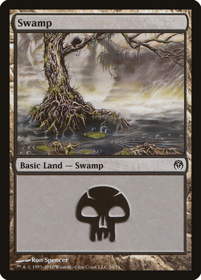 Swamp (34) [Duel Decks: Phyrexia vs. the Coalition] - The Mythic Store | 24h Order Processing