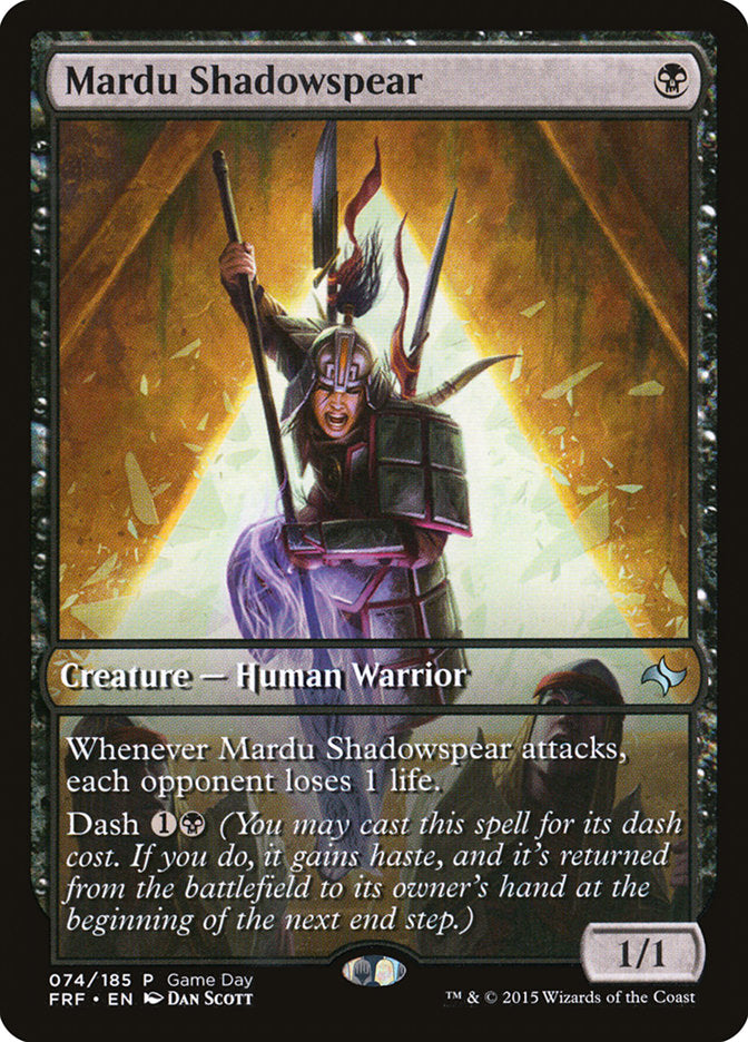 Mardu Shadowspear (Game Day) [Fate Reforged Promos] - The Mythic Store | 24h Order Processing