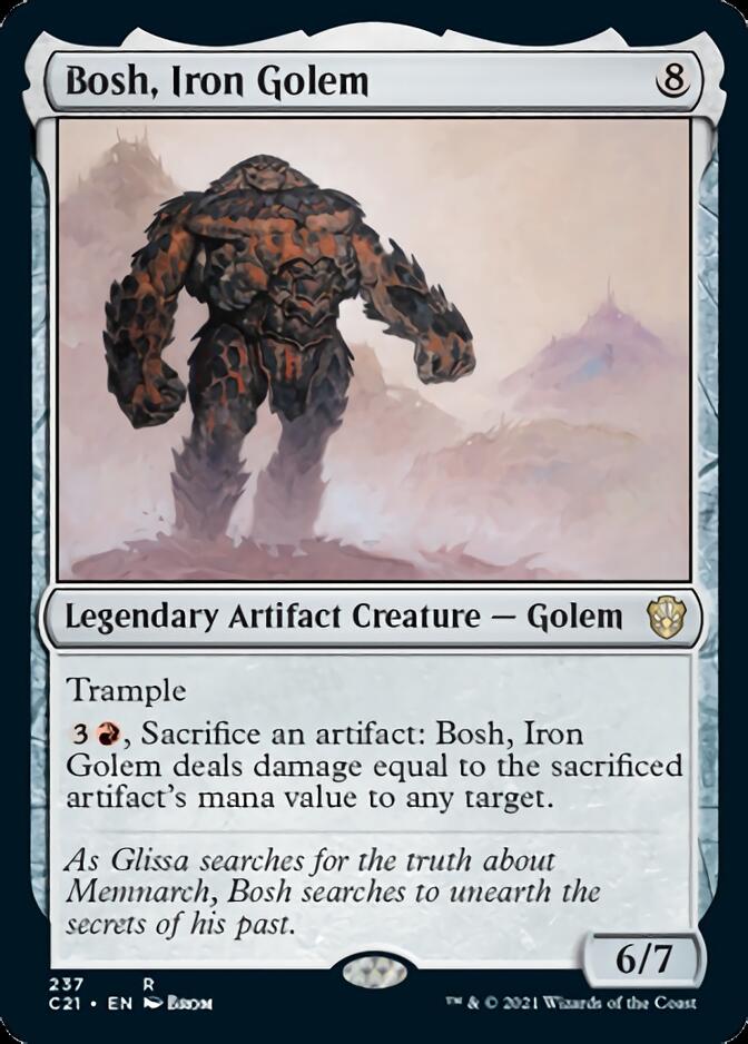 Bosh, Iron Golem [Commander 2021] - The Mythic Store | 24h Order Processing