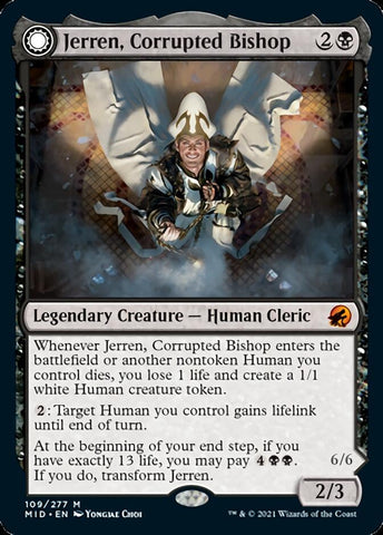 Jerren, Corrupted Bishop // Ormendahl, the Corrupted [Innistrad: Midnight Hunt] - The Mythic Store | 24h Order Processing