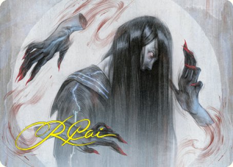 Clawing Torment Art Card (Gold-Stamped Signature) [Kamigawa: Neon Dynasty Art Series] - The Mythic Store | 24h Order Processing