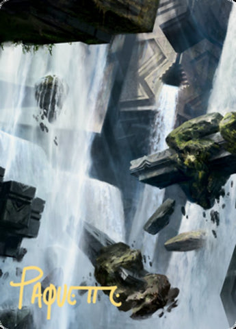 Island 1 Art Card (Gold-Stamped Signature) [Zendikar Rising Art Series] - The Mythic Store | 24h Order Processing