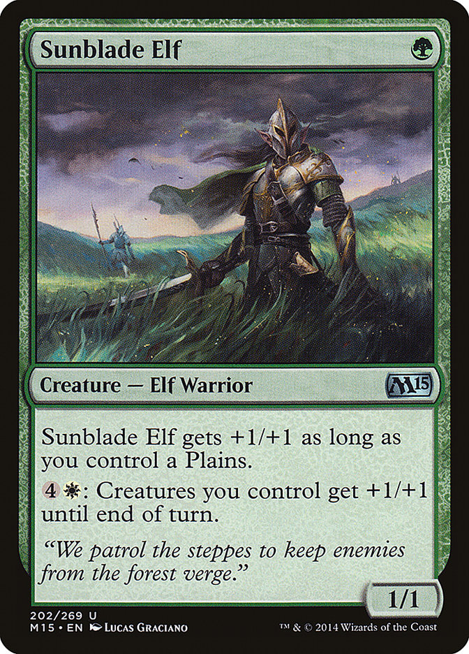 Sunblade Elf [Magic 2015] - The Mythic Store | 24h Order Processing