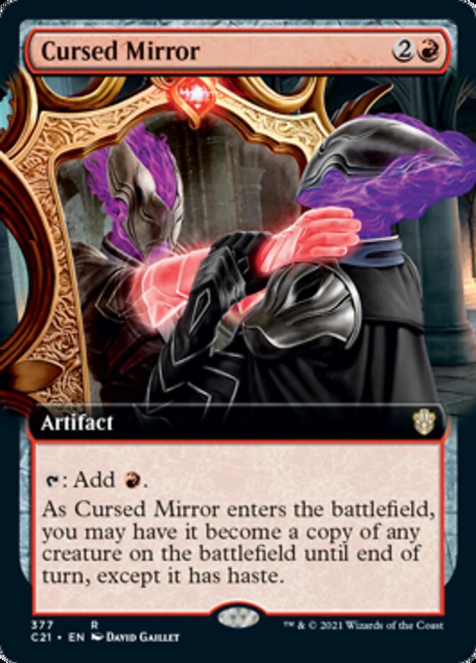 Cursed Mirror (Extended Art) [Commander 2021] - The Mythic Store | 24h Order Processing