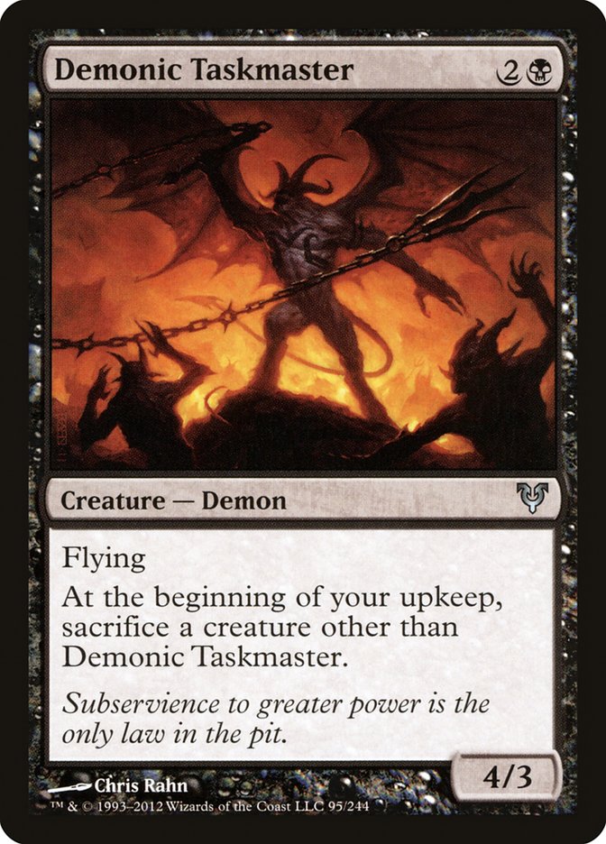 Demonic Taskmaster [Avacyn Restored] - The Mythic Store | 24h Order Processing