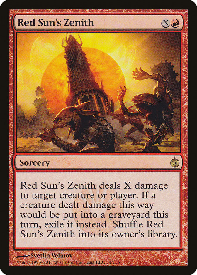 Red Sun's Zenith [Mirrodin Besieged] - The Mythic Store | 24h Order Processing