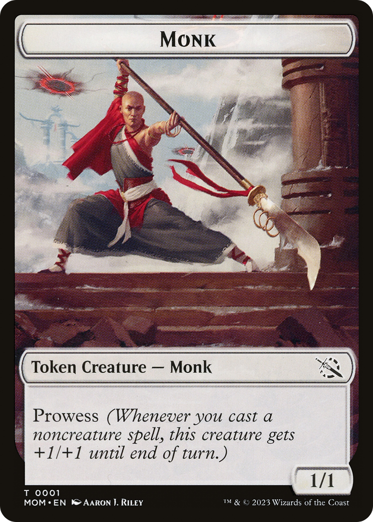 Monk // Spirit (13) Double-Sided Token [March of the Machine Tokens] - The Mythic Store | 24h Order Processing