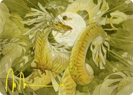 Brilliant Restoration Art Card (Gold-Stamped Signature) [Kamigawa: Neon Dynasty Art Series] - The Mythic Store | 24h Order Processing