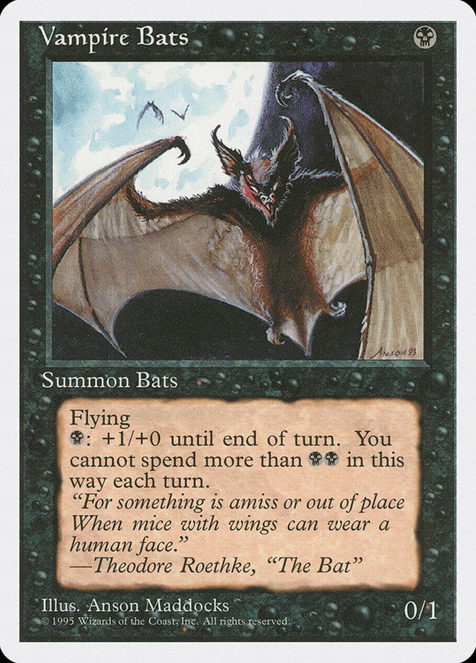 Vampire Bats [Fourth Edition] - The Mythic Store | 24h Order Processing