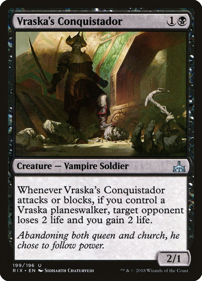 Vraska's Conquistador [Rivals of Ixalan] - The Mythic Store | 24h Order Processing