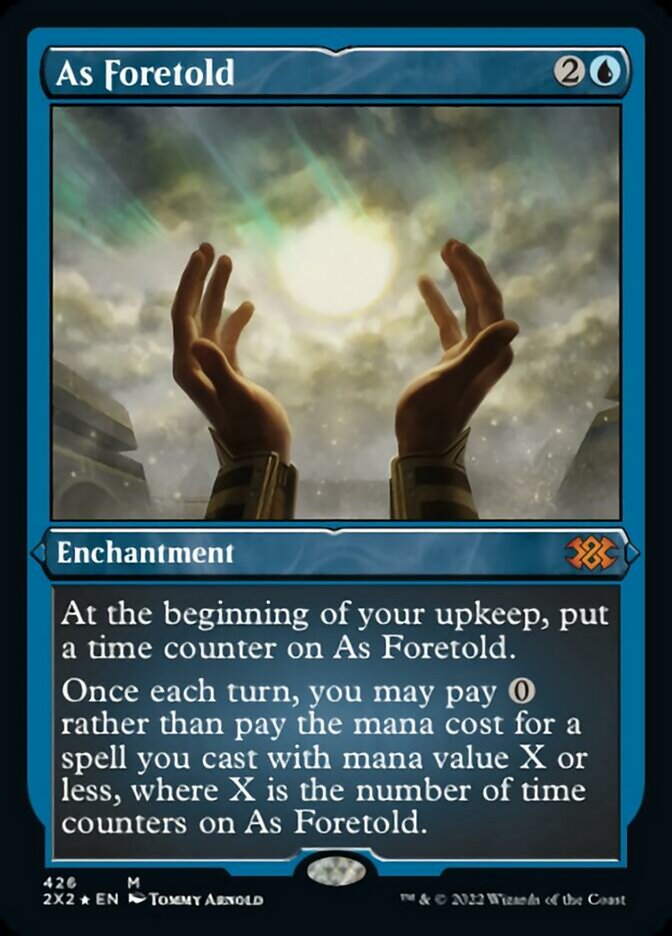 As Foretold (Foil Etched) [Double Masters 2022] - The Mythic Store | 24h Order Processing