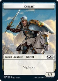 Knight // Soldier Double-Sided Token [Core Set 2021 Tokens] - The Mythic Store | 24h Order Processing