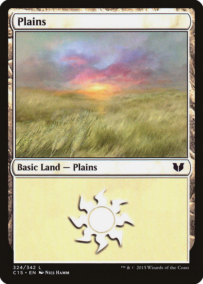 Plains (324) [Commander 2015] - The Mythic Store | 24h Order Processing