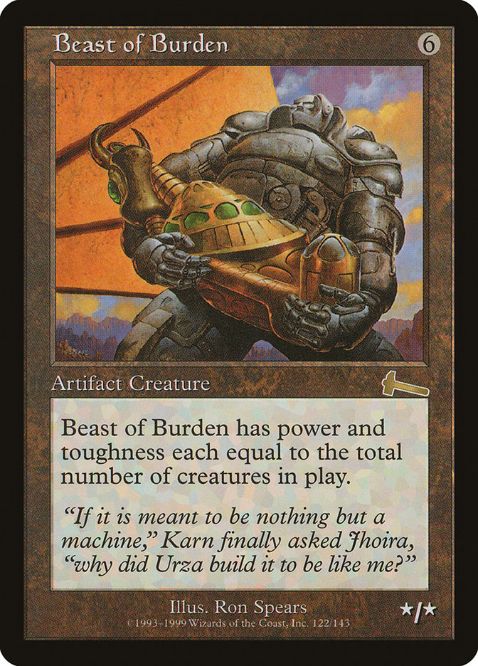 Beast of Burden [Urza's Legacy] - The Mythic Store | 24h Order Processing