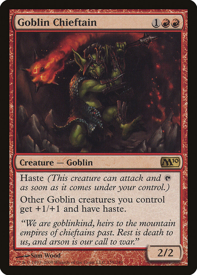 Goblin Chieftain [Magic 2010] - The Mythic Store | 24h Order Processing
