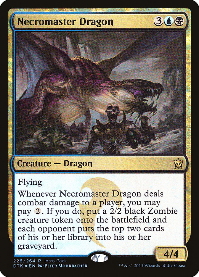 Necromaster Dragon (Intro Pack) [Dragons of Tarkir Promos] - The Mythic Store | 24h Order Processing