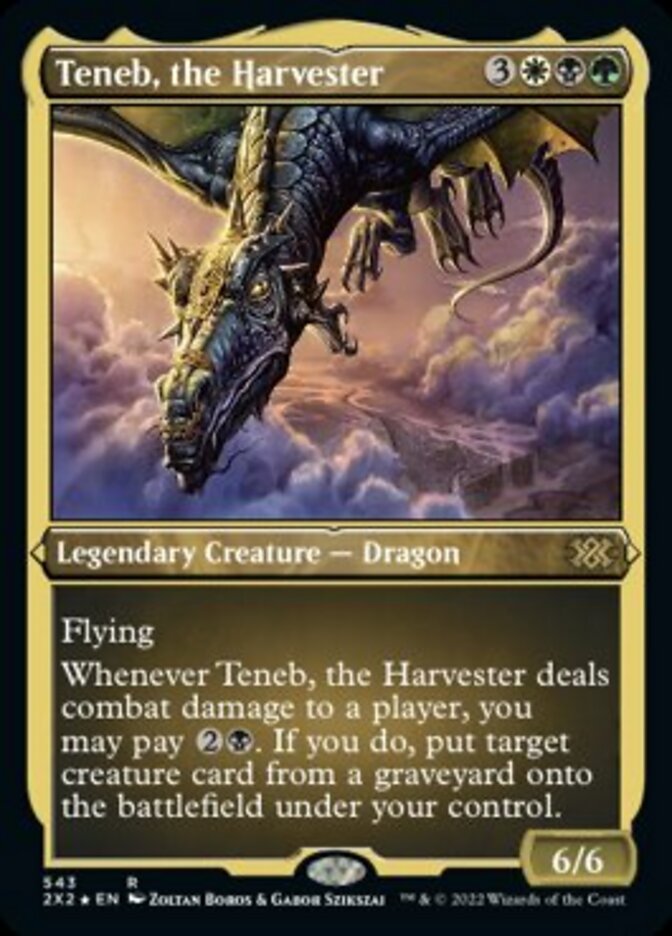Teneb, the Harvester (Foil Etched) [Double Masters 2022] - The Mythic Store | 24h Order Processing