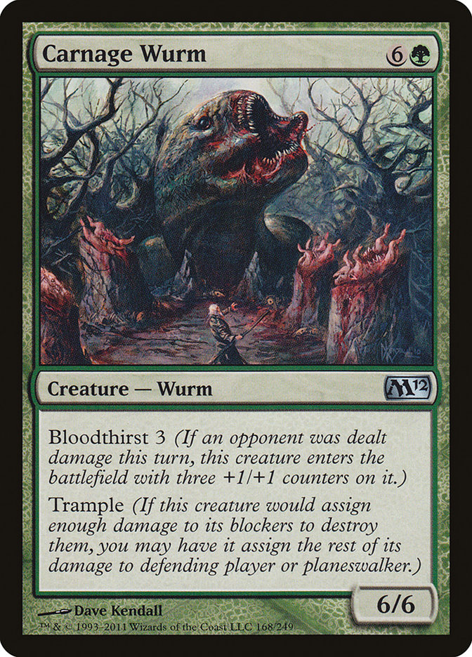 Carnage Wurm [Magic 2012] - The Mythic Store | 24h Order Processing