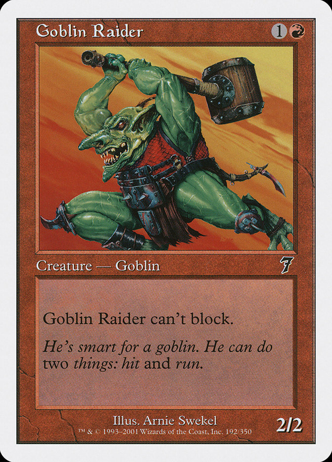 Goblin Raider [Seventh Edition] - The Mythic Store | 24h Order Processing