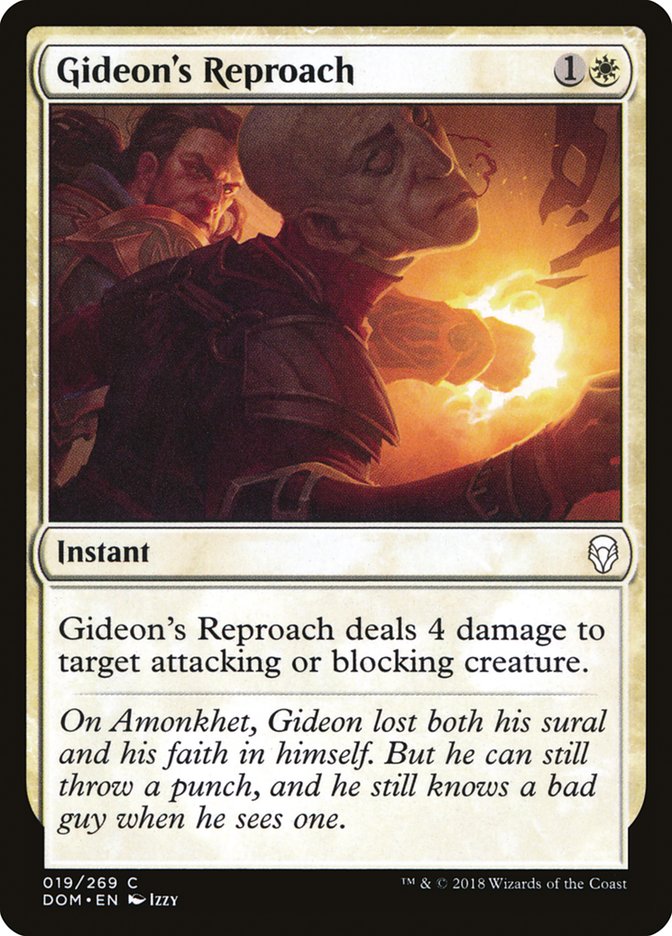 Gideon's Reproach [Dominaria] - The Mythic Store | 24h Order Processing