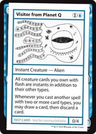 Visitor from Planet Q (2021 Edition) [Mystery Booster Playtest Cards] - The Mythic Store | 24h Order Processing