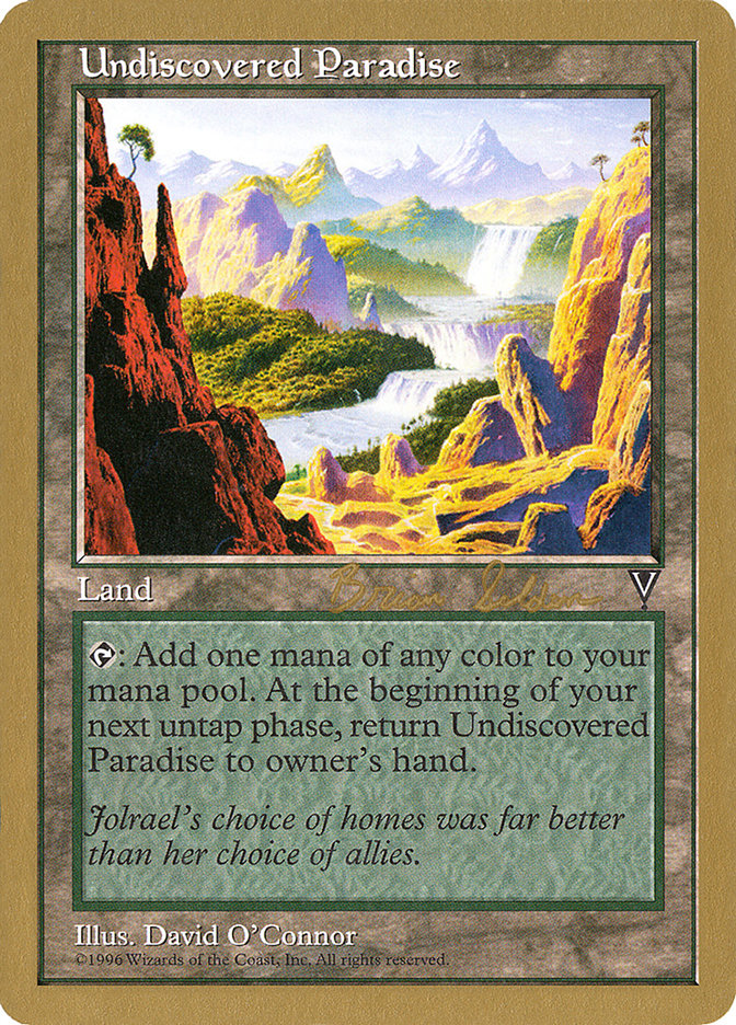 Undiscovered Paradise (Brian Selden) [World Championship Decks 1998] - The Mythic Store | 24h Order Processing