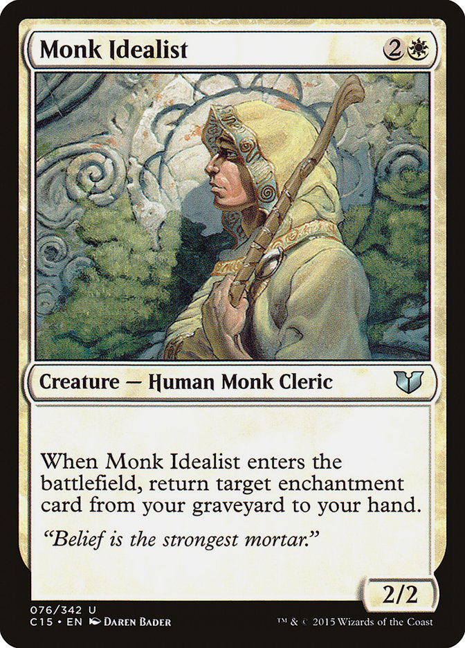 Monk Idealist [Commander 2015] - The Mythic Store | 24h Order Processing