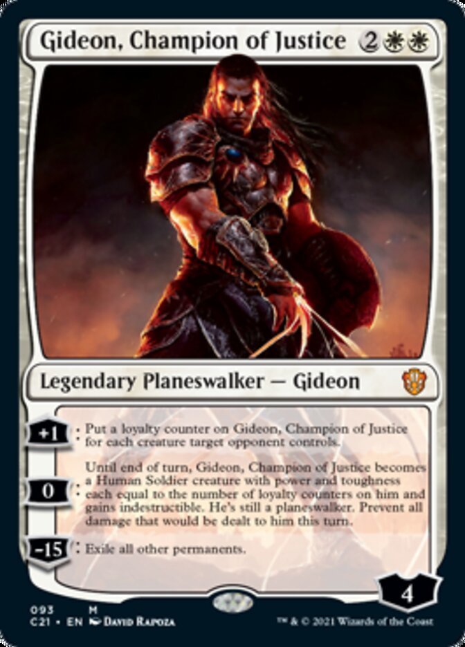 Gideon, Champion of Justice [Commander 2021] - The Mythic Store | 24h Order Processing