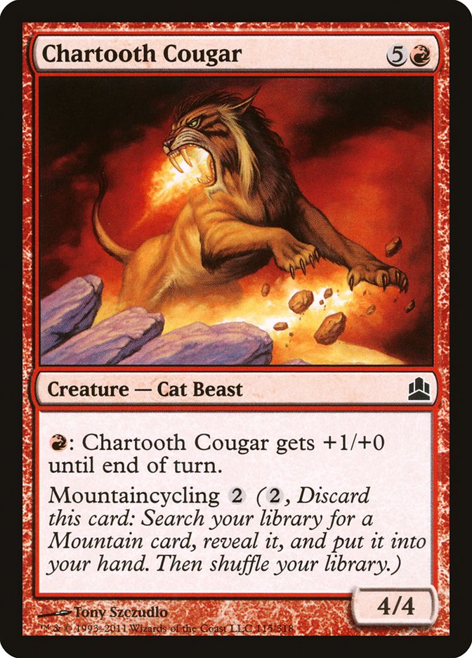 Chartooth Cougar [Commander 2011] - The Mythic Store | 24h Order Processing
