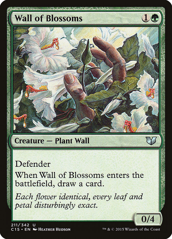 Wall of Blossoms [Commander 2015] - The Mythic Store | 24h Order Processing