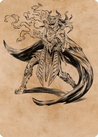 Livaan, Cultist of Tiamat Art Card [Commander Legends: Battle for Baldur's Gate Art Series] - The Mythic Store | 24h Order Processing