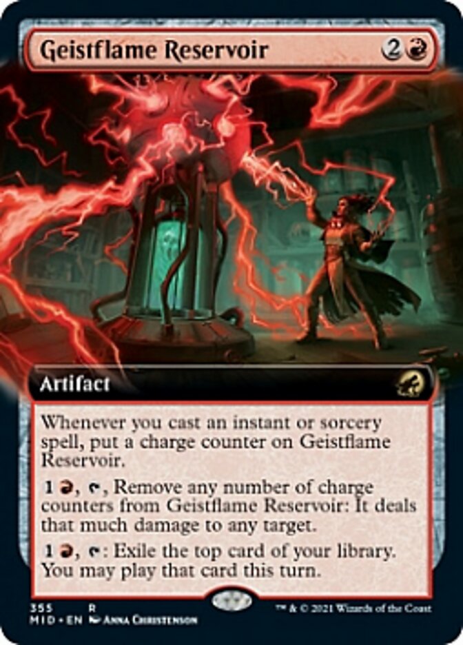 Geistflame Reservoir (Extended Art) [Innistrad: Midnight Hunt] - The Mythic Store | 24h Order Processing