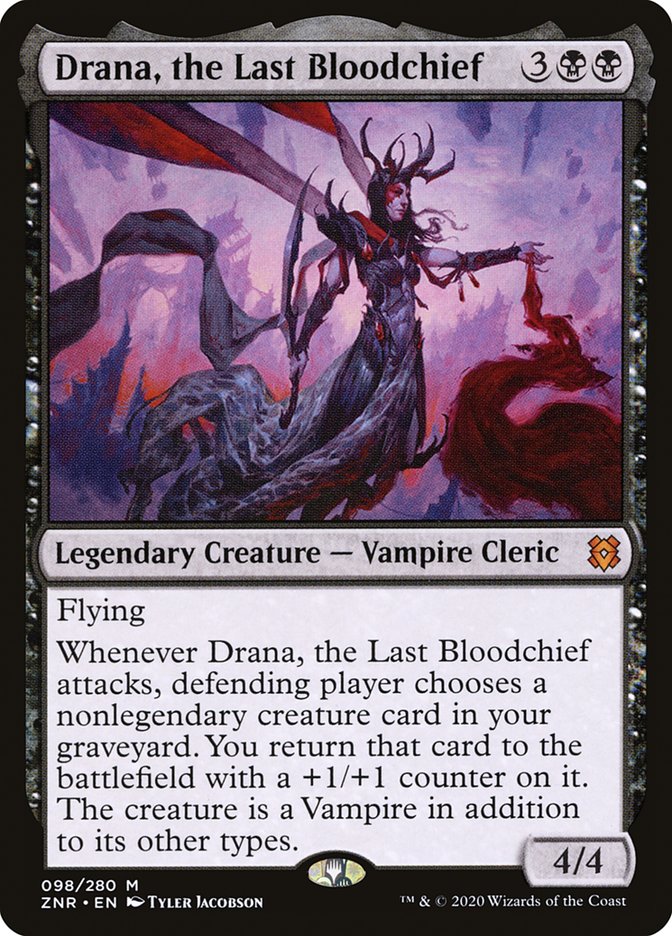 Drana, the Last Bloodchief [Zendikar Rising] - The Mythic Store | 24h Order Processing