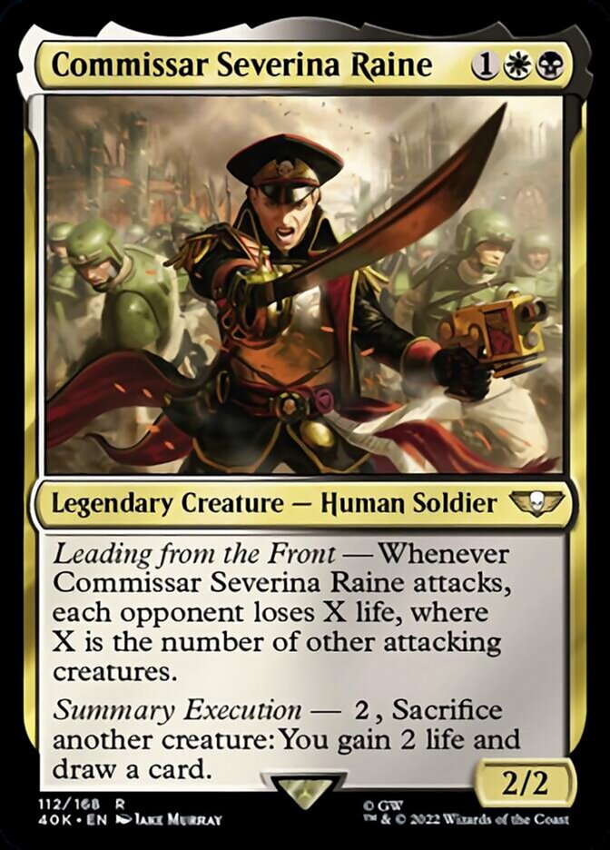 Commissar Severina Raine (Surge Foil) [Warhammer 40,000] - The Mythic Store | 24h Order Processing