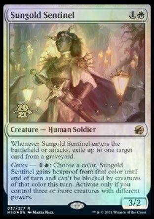 Sungold Sentinel [Innistrad: Midnight Hunt Prerelease Promos] - The Mythic Store | 24h Order Processing