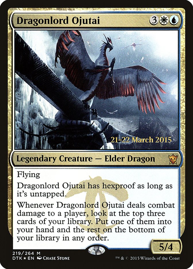 Dragonlord Ojutai [Dragons of Tarkir Prerelease Promos] - The Mythic Store | 24h Order Processing