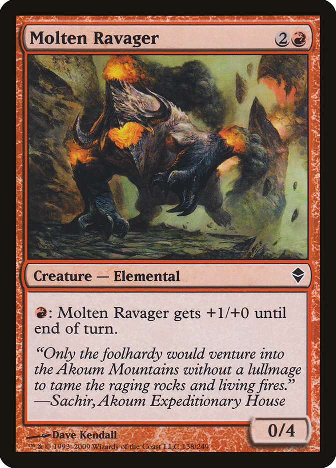 Molten Ravager [Zendikar] - The Mythic Store | 24h Order Processing