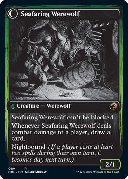 Suspicious Stowaway // Seafaring Werewolf [Innistrad: Double Feature] - The Mythic Store | 24h Order Processing