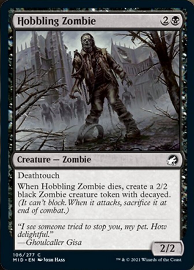 Hobbling Zombie [Innistrad: Midnight Hunt] - The Mythic Store | 24h Order Processing