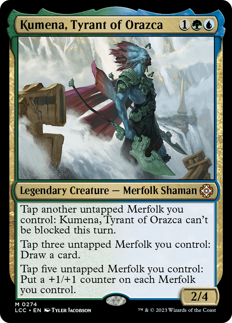 Kumena, Tyrant of Orazca [The Lost Caverns of Ixalan Commander] - The Mythic Store | 24h Order Processing