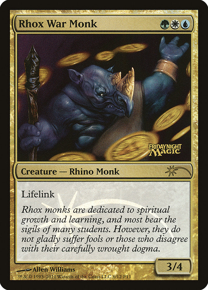 Rhox War Monk [Friday Night Magic 2011] - The Mythic Store | 24h Order Processing