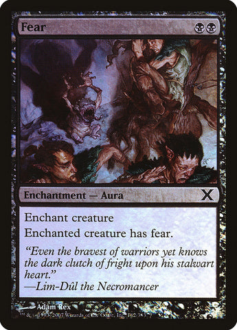Fear (Premium Foil) [Tenth Edition] - The Mythic Store | 24h Order Processing