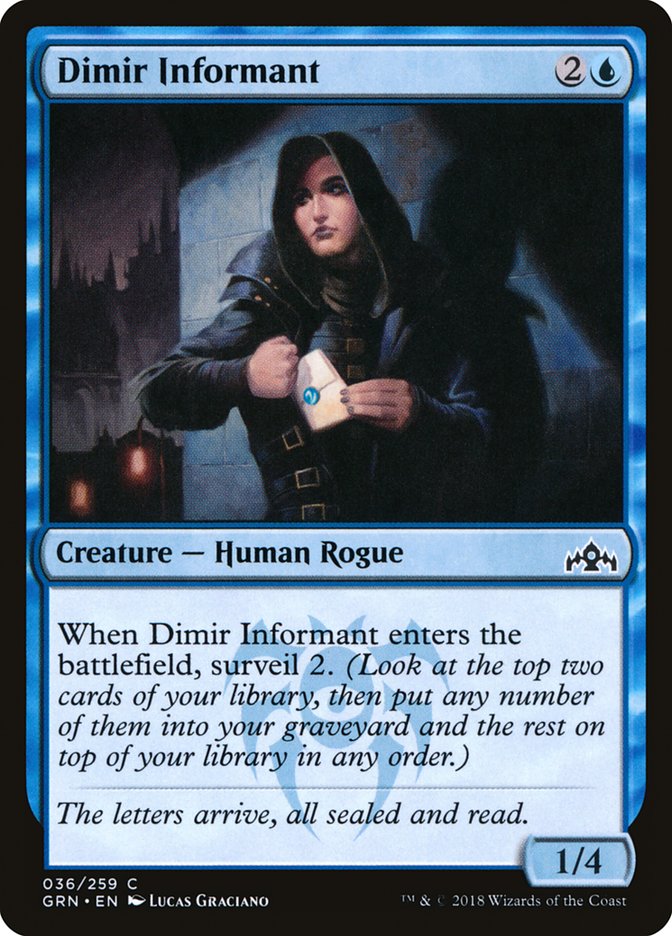 Dimir Informant [Guilds of Ravnica] - The Mythic Store | 24h Order Processing