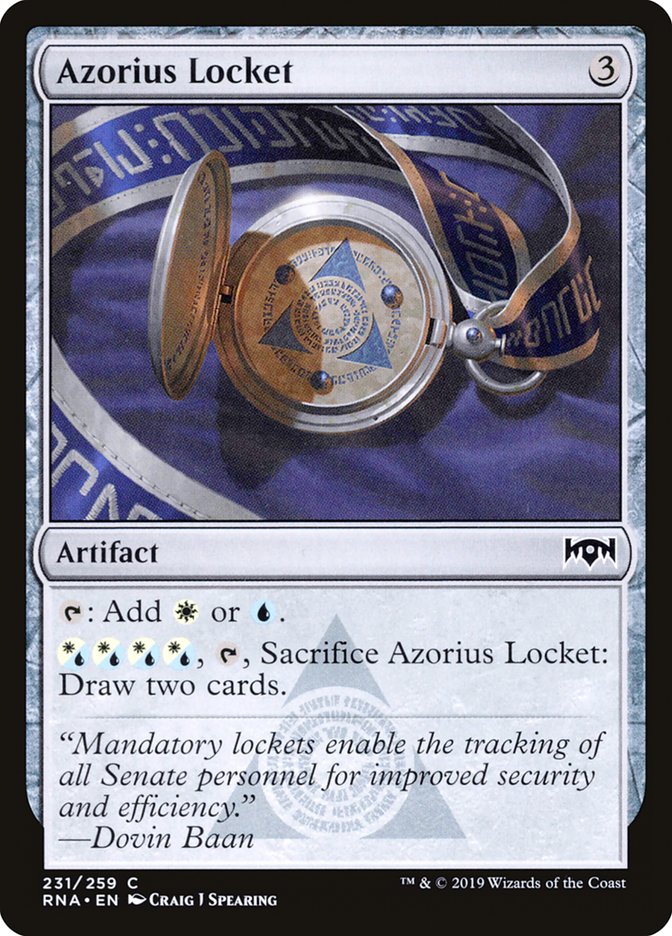 Azorius Locket [Ravnica Allegiance] - The Mythic Store | 24h Order Processing